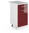 VICCO R-Line Unterschrank 40cm 1 Schublade 1 Tür