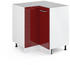 VICCO R-Line Eckunterschrank 87cm 1-trg.