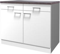 Flex-Well Unterschrank "Lucca" (B x H x T) 100 x 85 x 60 cm, f&uuml;r viel Stauraum