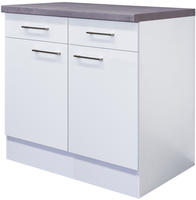 Flex-Well Unterschrank "Kopenhagen" (B x H x T) 80 x 86 x 60 cm, f&uuml;r viel...