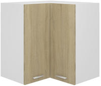 vidaXL Eckh&auml;ngeschrank Lyon Sonoma-Eiche 57x57x60 cm Holzwerkstoff