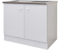 Flex-Well Sp&uuml;lenschrank "Sellin" 2 Stk. tlg. (B x H x T) 100 x 85 x 50 cm, mit...