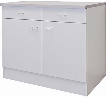 Flex-Well Unterschrank Speed 100x85x50cm wei&szlig;