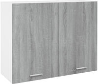 vidaXL H&auml;ngeschrank Lyon Grau Sonoma 80x31x60 cm Holzwerkstoff