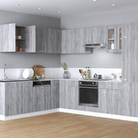 vidaXL H&auml;ngeschrank Lyon Grau Sonoma 60x31x60 cm Holzwerkstoff