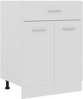 vidaXL Schubunterschrank Lyon Wei&szlig; 60x46x81,5 cm Holzwerkstoff