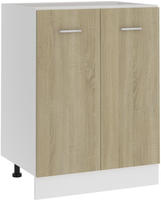 vidaXL Unterschrank Lyon Sonoma-Eiche 60x46x81,5 cm Holzwerkstoff
