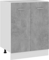 Unterschrank Betongrau 60x46x81,5 Cm Holzwerkstoff - Vidaxl