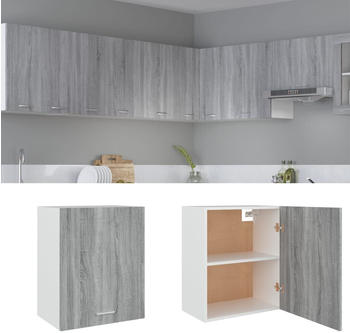 vidaXL H&auml;ngeschrank Grau Sonoma 50x31x60 cm