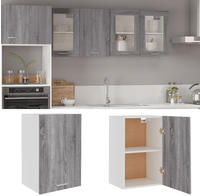 vidaXL H&auml;ngeschrank Lyon Grau Sonoma 39,5x31x60 cm Holzwerkstoff
