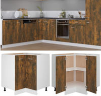 vidaXL K&uuml;chenschrank Lyon R&auml;uchereiche 75,5x75,5x81,5 cm Holzwerkstoff