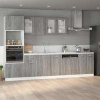 vidaXL Unterschrank Lyon Grau Sonoma 60x46x81,5 cm Holzwerkstoff