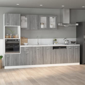 vidaXL Unterschrank Grau Sonoma 60x46x81,5 cm