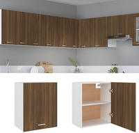 vidaXL H&auml;ngeschrank Lyon Braun Eichen-Optik 50x31x60 cm Holzwerkstoff