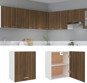 vidaXL H&auml;ngeschrank Braun Eiche 50x31x60 cm