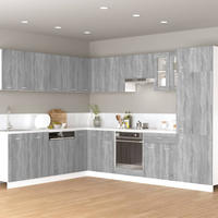 vidaXL H&auml;ngeschrank Lyon Grau Sonoma 60x31x40 cm Holzwerkstoff