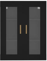 vidaXL H&auml;ngeschrank Schwarz 69,5x34x90 cm