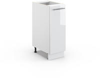 Vicco - Apothekerschrank Fame-line, Wei&szlig; Hochglanz, 30 Cm Ohne Arbeitsplatte