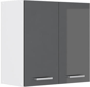 VICCO H&auml;ngeschrank R-Line 60 cm Wei&szlig;/Anthrazit Hochglanz modern