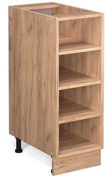 VICCO Regalunterschrank Fame-Line 30 cm Eiche modern offen