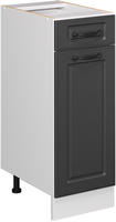 Vicco - K&uuml;chenunterschrank R-line, Anthrazit Landhaus, 30 Cm Ohne Arbeitsplatte