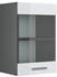 VICCO Glashängeschrank R-Line 40 cm Anthrazit/Weiß Hochglanz modern