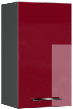 VICCO Hängeschrank Fame-Line 40 cm Anthrazit/Bordeaux-Rot Hochglanz modern