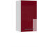 VICCO Hängeschrank Fame-Line 40 cm Weiß/Bordeaux-Rot Hochglanz modern
