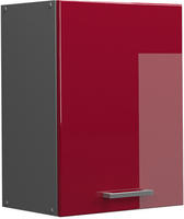 H&auml;ngeschrank R-line, Bordeaux Hochglanz, 45 Cm Vicco