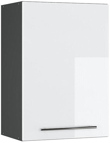 VICCO Hängeschrank Fame-Line 50 cm Anthrazit/Weiß Hochglanz modern