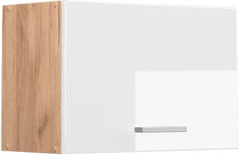 VICCO H&auml;ngeschrank R-Line 60 cm Eiche/Wei&szlig; Hochglanz modern flach