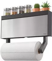 Metaltex K&uuml;chenrollenhalter "Tango Inox" Edelstahl/Kunststoff
