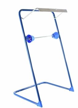 Semy Top Putzrollen-Spender Bodenständer Metall Blau (ST-88521)