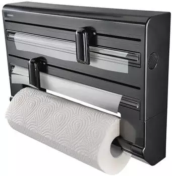 Leifheit Wandrollenhalter Parat Black