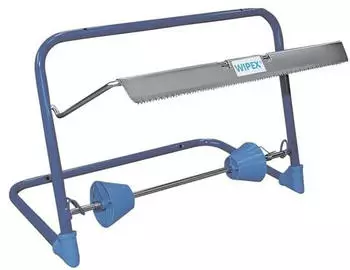 Nordvlies WIPEX Wandhalter f&uuml;r Putzrollen, Metall, blau, bis 40cm Rollenbreite (91560N)