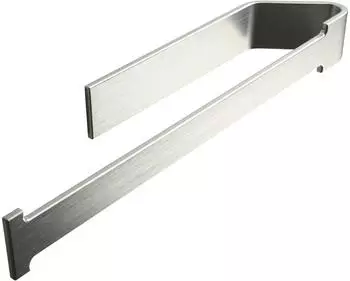 Designfabrik Hamburg K&uuml;chenrollenhalter selbstklebend, Metall, Silber geb&uuml;rstet (DFHH KRH)