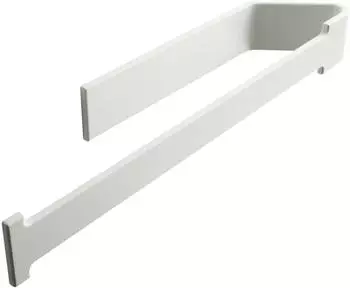 Designfabrik Hamburg K&uuml;chenrollenhalter selbstklebend, Metall, Wei&szlig; (DFHH KRH)