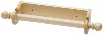 Kitchen Craft Küchenrollenhalter Wandmontierung Buchenholz 29cm (KCWTHOLDER)