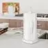 Simplehuman Küchenrollenhalter mit Spannarm, weißer Stahl (KT1205)