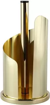 Echtwerk Küchenrollenhalter Metall, gold, 15,5x33cm
