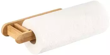 eluno Wand-Küchenrollenhalter aus Bambus, kleben oder bohren