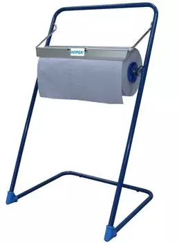 Nordvlies WIPEX Putzrollenhalter Bodenst&auml;nder blau, bis 40cm Rollenbreite (91550N)