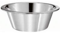 R&Ouml;SLE Sch&uuml;ssel konisch mit bordiertem Rand; 15 ml, 8.2 cm (H); silber