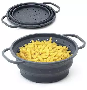 SanniShoo Sieb.up Falt-Sieb Silikon & Metall 26cm Ø (1756)