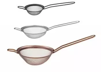 Hendi Sieb-Set 3-teilig, Edelstahl, Silber (635612)