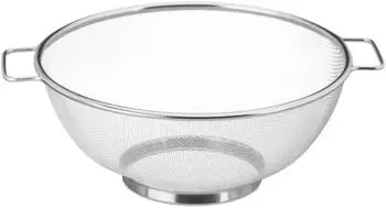 Relaxdays Standsieb Edelstahl, 3er-Set, 26cm