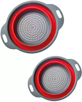 Westmark Seiher-Set Maxi + Mini, Kunststoff, weiß, 2-teilig (212222E6)