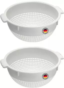 Westmark Seiher 2er-Set, Kunststoff, weiß, Ø 24cm (212622EW)