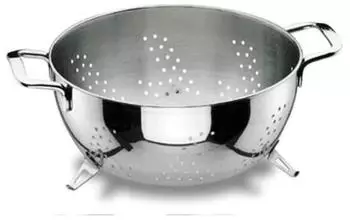 Lacor Gourmet Abtropfsieb 24cm, Edelstahl (90324)