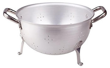 Pentole Agnelli Nudelsieb A 3 Füße Aluminium mit 2 Griffen Edelstahl 20 cm